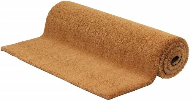 vidaXL Fußmatte aus Kokosfaser und PVC, beige/braun, B/T: 80 x 100 cm - Bild 1