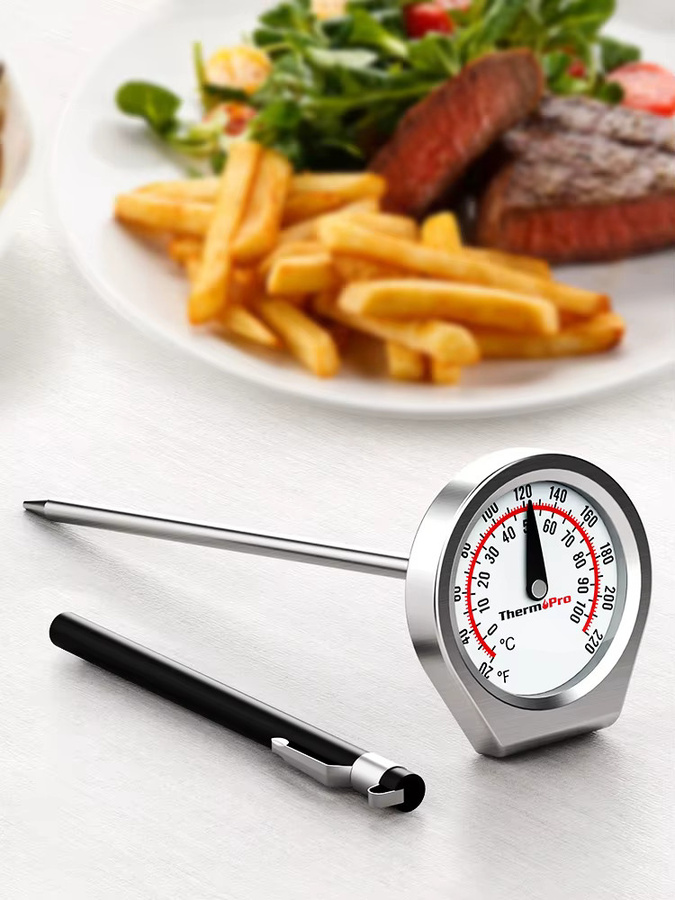 Thermopro APT 418 Küchenthermometer aus Edelstahl in Silber für Milch, Kaffee und Schokolade mit sofortiger Ablesung (Messbereich: 0 °C bis -100 °C) - Bild 4