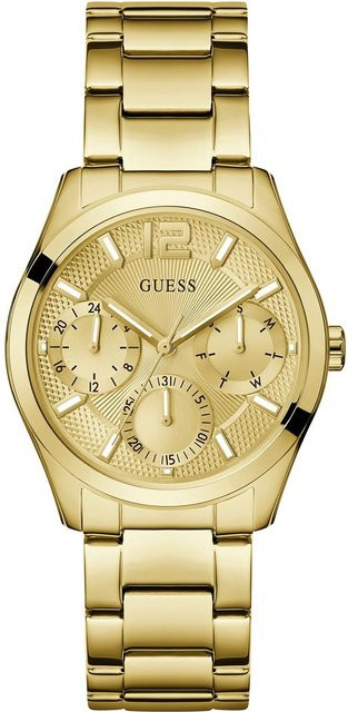 Guess Armbanduhr Zoe, Quarz, Edelstahl, Gold, 38 mm, Damen - Bild 1