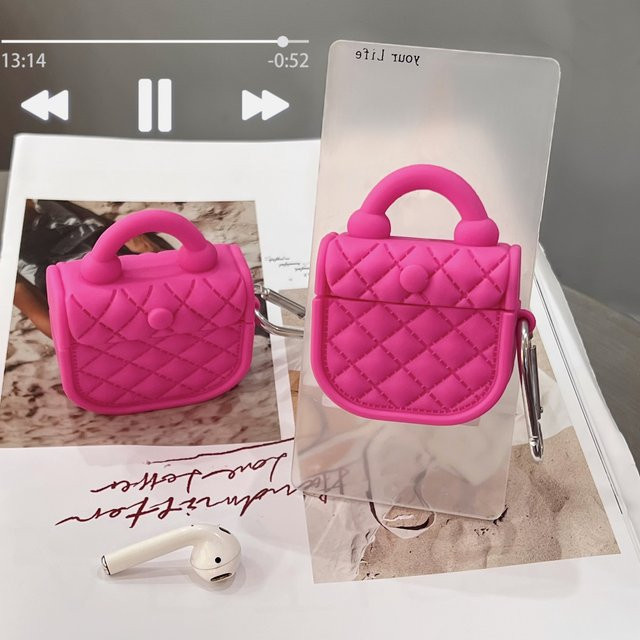 Rosa Schutzhülle für Apple AirPods 1, 2, 3, 4 und Pro 2 Ladebox - Bild 1