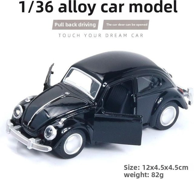 Linyi toy car Klassisches Auto, Automodell, Metall, Schwarz, ab 14 Jahre - Bild 1