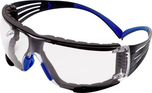 3M SecureFit 400 Überbrille mit Antibeschlag-Schutz, Blau/Grau/Transparent, 20 Stück - Bild 1
