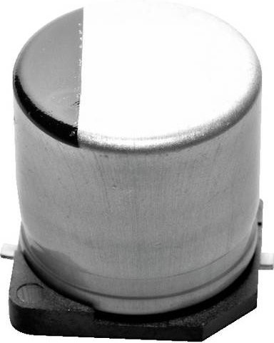Panasonic Elektrolyt-Kondensator radial bedrahtet silber 1.200 µF 10V 20% Durchmesser: 10 mm, Höhe: 10,2 mm - Bild 1