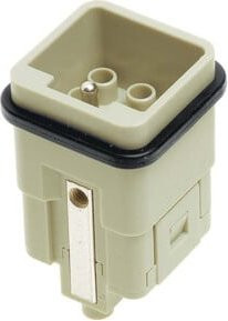 Harting Stifteinsatz 09120073001 aus Kunststoff in Grau und Beige - Bild 1
