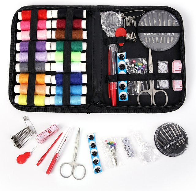Multifunktionales DIY Nähen Kit mit Zubehör für Handquilten und Stickerei in Multicolor - Bild 1