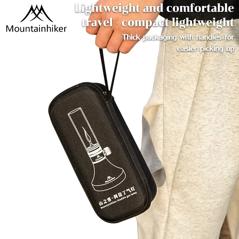 Mountainhiker Aladdin Gaslampe Camping Laterne Schwarz - Bild 4
