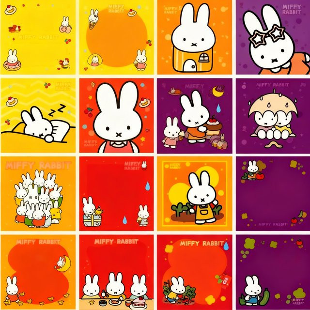 Post-it Miffy Klebezettel mit Cartoon-Motiv, Mehrfarbig, 320 Blatt - Bild 1