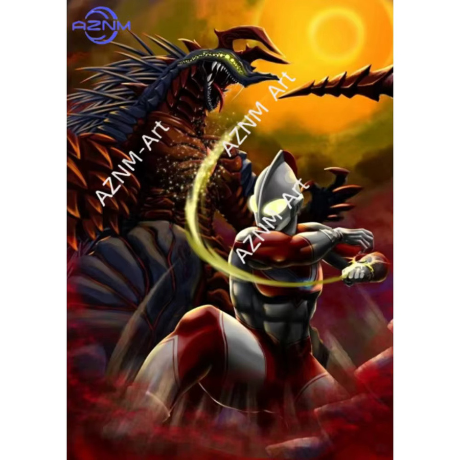 KAYOU Ultraman Poster mit modernem Grafikdesign in Mehrfarbig - Bild 2