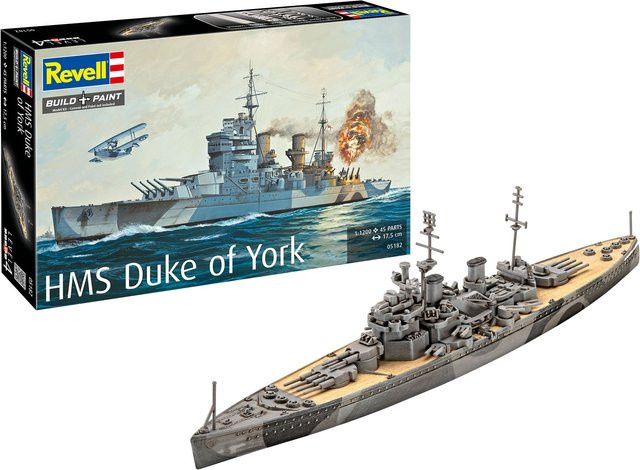 Revell Battleship HMS Duke of York, Modellbau, 1:1200, ab 12 Jahren - Bild 2
