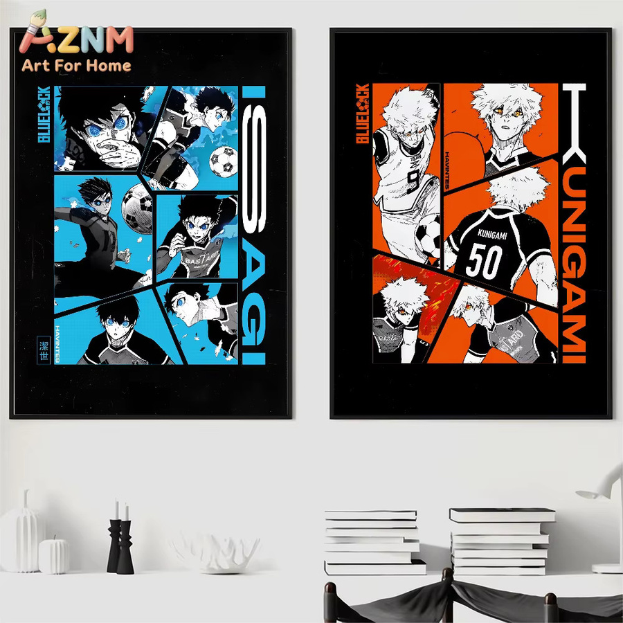 Kayou Anime Blue Lock Poster als moderner Papierdruck in Mehrfarbig für deine Wanddekoration - Bild 4