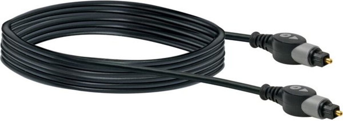 Schwaiger Lichtwellenleiter-Anschlusskabel TOSLINK in Schwarz - Bild 3