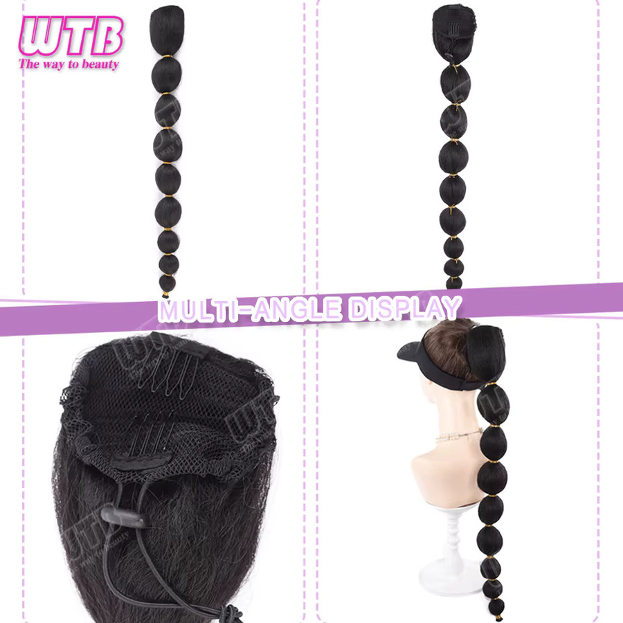 WTB Blasen-Pferdeschwanz-Perücke, synthetisch, Damen - Bild 3