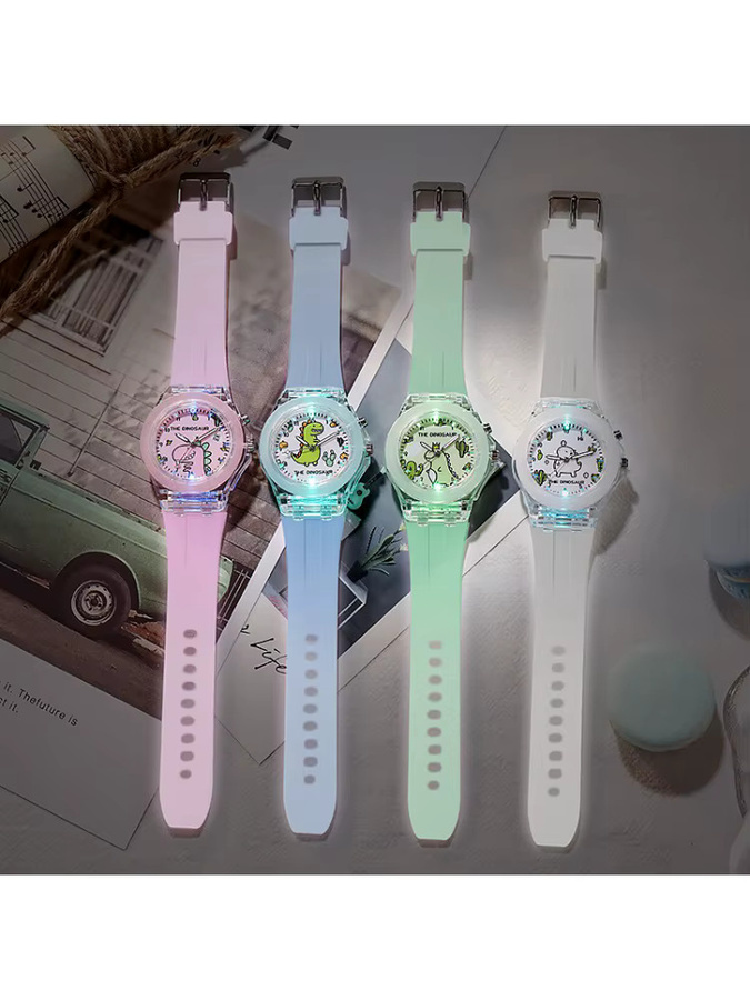 TINUORA Armbanduhr, Quarz, Silikon, Blau, Kinder - Bild 4