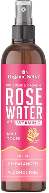 Bio Netra Rosenwasser mit Vitamin C, Sprühnebel, 200 ml - Bild 1