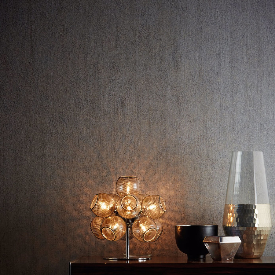 Harlequin Tapete Igneous in Grau aus Vlies und Vinyl mit abstraktem Design - Bild 1