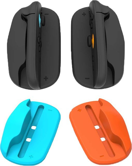 Karbeen 2er-Set tragbare Halterung für NS2 JoyCon 2 Gamepads in Schwarz - Bild 1