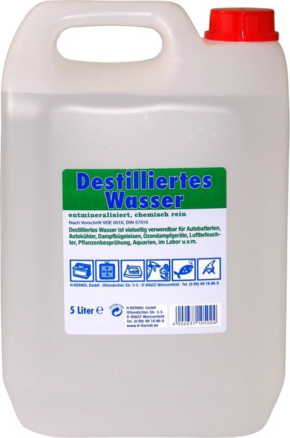 Kerndl Wasser, destilliert, 5 l - Bild 1