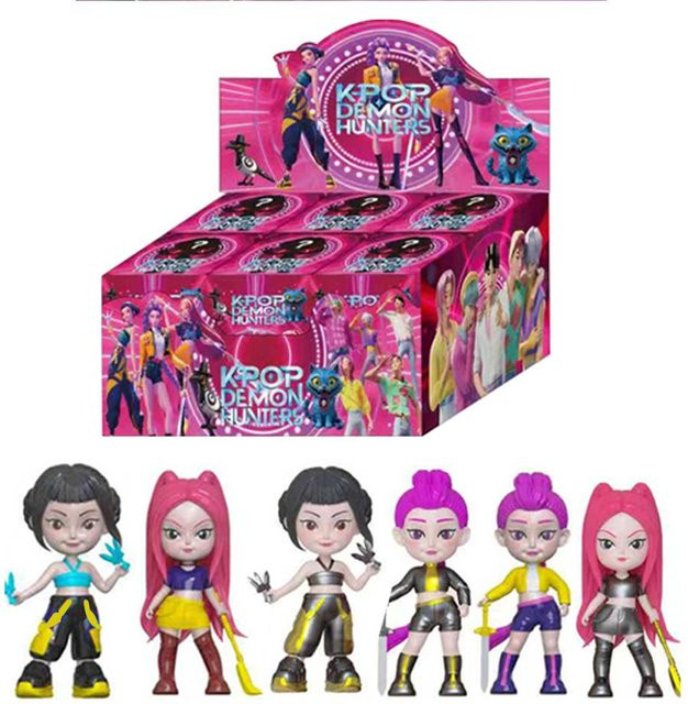 KPop Teufelsjäger Puppe Rumi Mira Zoi Charakter, Vinyl Maske Blind Box, Bunt / Mehrfarbig - Bild 1
