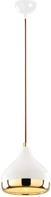Opviq Pendelleuchte Yildo-6867 in Weiß und Rot mit E27 Fassung, Höhe: 112 cm, Breite: 17 cm, Tiefe: 17 cm - Bild 1