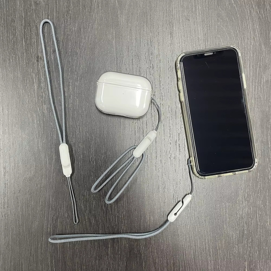 Transparente Schutzhülle für Apple AirPods Pro 2. Generation in Transparent und Grau - Bild 3