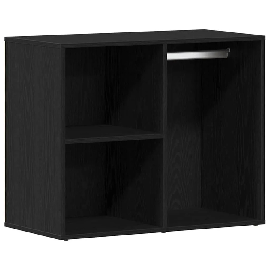 vidaXL Kosmetikschrank mit Regal in Schwarz und Eichen-Optik, B/T/H: 80 x 40 x 65 cm - Bild 2