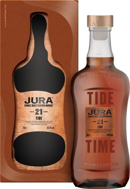 Jura "TIDE" Single Malt Whisky, Schottland, 21 Jahre, 0,7 l, 46,7% Vol. - Bild 1