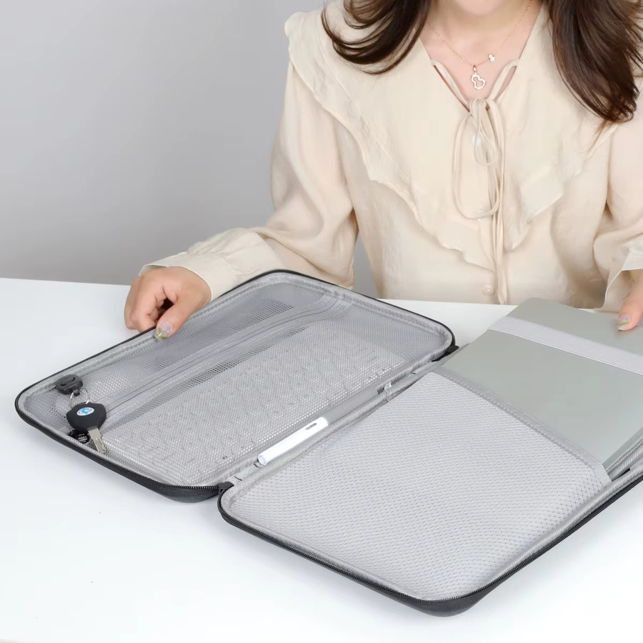 Hard Shell Single-Shoulder Laptop Sleeve Schutzhülle für 14 Zoll Laptops in Purple - Bild 4