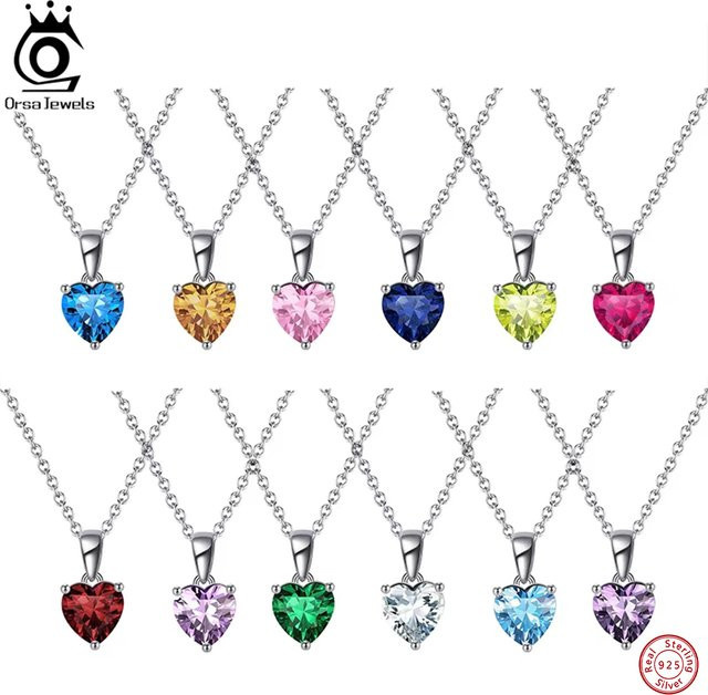ORSA JEWELS Halskette, 925 Silber, Zirkonia, Damen - Bild 1
