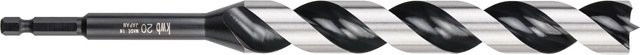 kwb 3-S Japan Schlangenbohrer Silber, Durchmesser: 24 mm, Länge: 235 mm - Bild 1