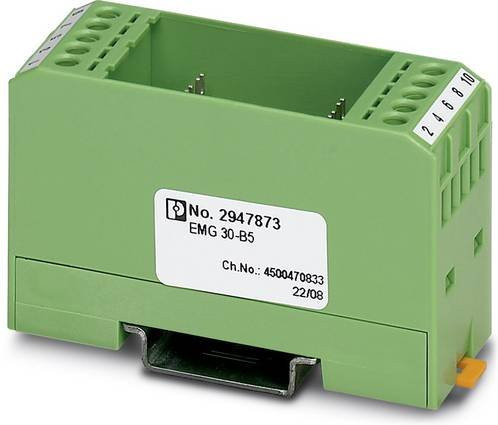 Phoenix Contact EMG 30-B5 Hutschienen-Gehäuse aus Kunststoff in Grün, 10 Stück - Bild 1