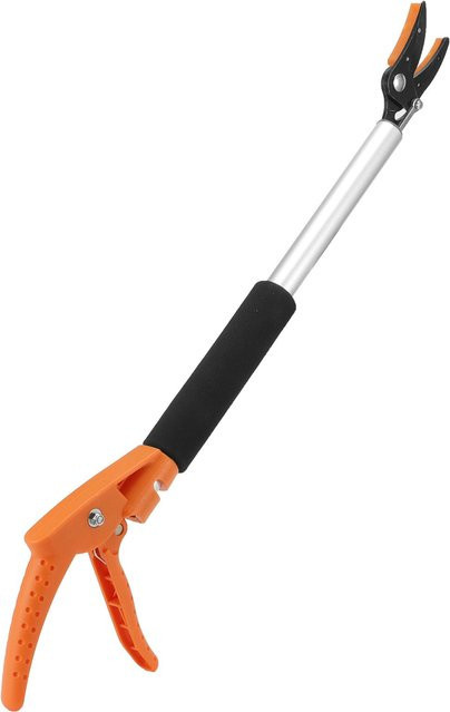 Gartenschere mfySpace Fruchtpflücker aus Aluminium in Schwarz und Orange zum Schneiden von Trauben, Pfirsich und Zweigen - Bild 1