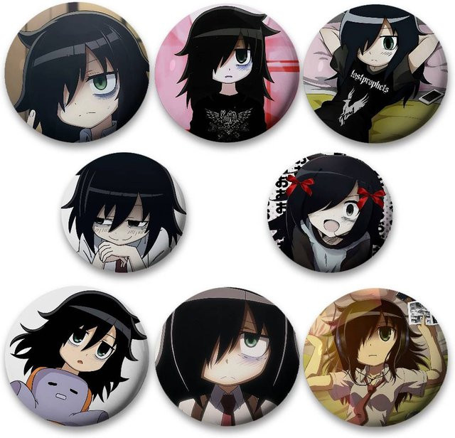 Mesuca Tomoko Kuroki, Anstecknadel, Metall, Bunt - Bild 1