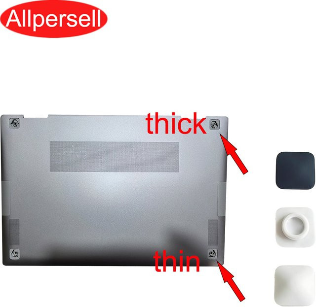 Samsung Untere Gummiabdeckung für GalaxyBook2/3 360 730QED 730QFG/QBD Laptop-Unterschale in Schwarz - Bild 1