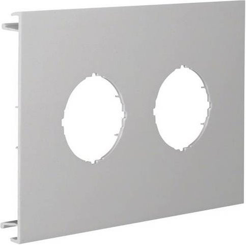 Hager Blende L93017030 Grau aus Kunststoff für flachen Einbau - Bild 1