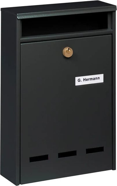 Briefkasten Burg Wächter Wismar 771 Schwarz - Bild 1