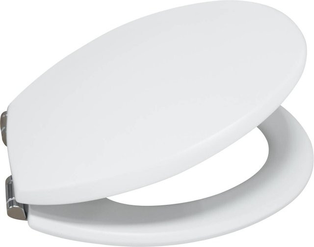 POCOline WC-Sitz Venezia in Weiß mit Soft-Close-Funktion und ovaler Form - Bild 1