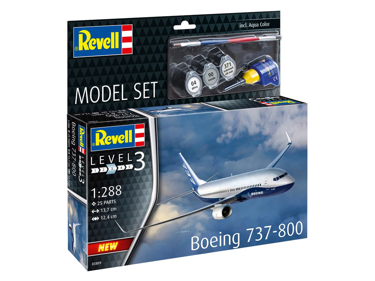 Revell Boeing 737-800 Model Set, 1:288, ab 8 Jahren - Bild 3