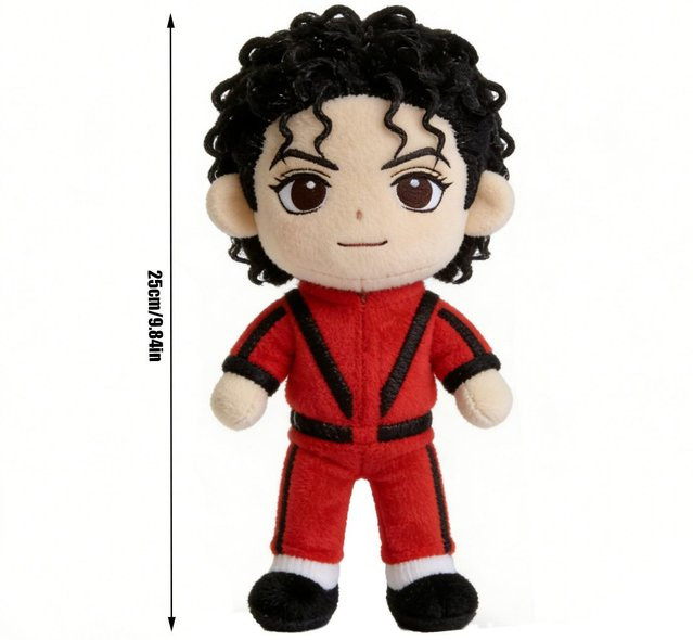 Michael Jackson Plüschpuppe, Plüschtier, 25cm, ab 14 Jahre - Bild 1
