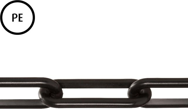 Conacord Regen-Ablaufkette aus Polyethylen in Schwarz, Durchmesser: 10 mm, Länge: 62 mm, Meterware - Bild 1