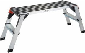 Vigour Sicherheits-Laufbühne aus Aluminium in Silber, B/T/H: 95,0 x 49,0 x 30,0 cm - Bild 1