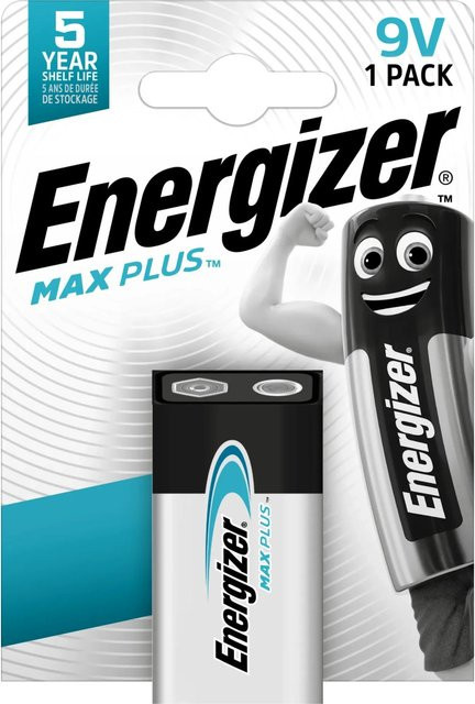 Energizer Alkaline Batterie Max Plus 9V E-Block Multicolor 1 Stück - Bild 1