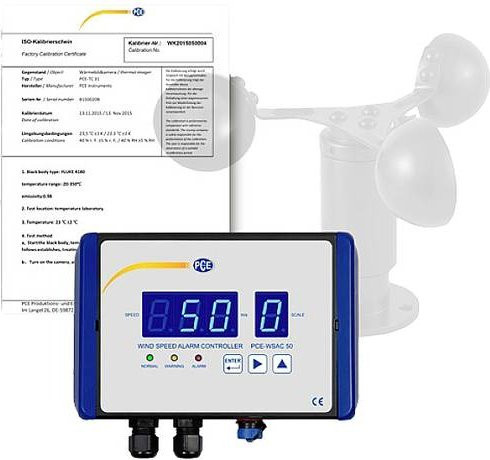 PCE Instruments Anemometer PCE-WSAC 50-221 in Schwarz - Bild 3