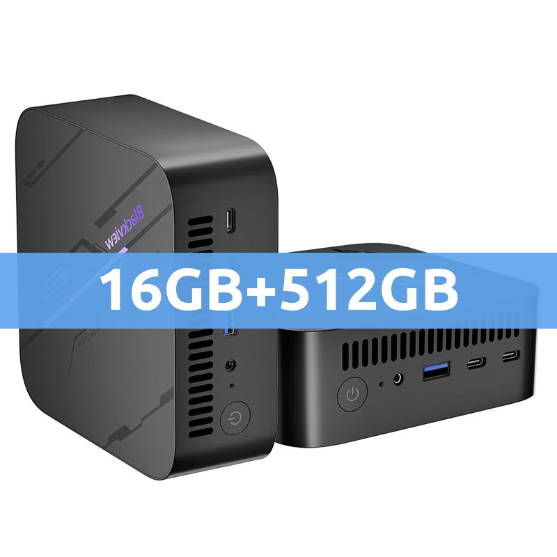 Blackview MP100 Mini-PC mit AMD 7430U, 16GB RAM, 512GB SSD, Windows 11, WiFi 6 und Bluetooth 5.2 - Bild 4
