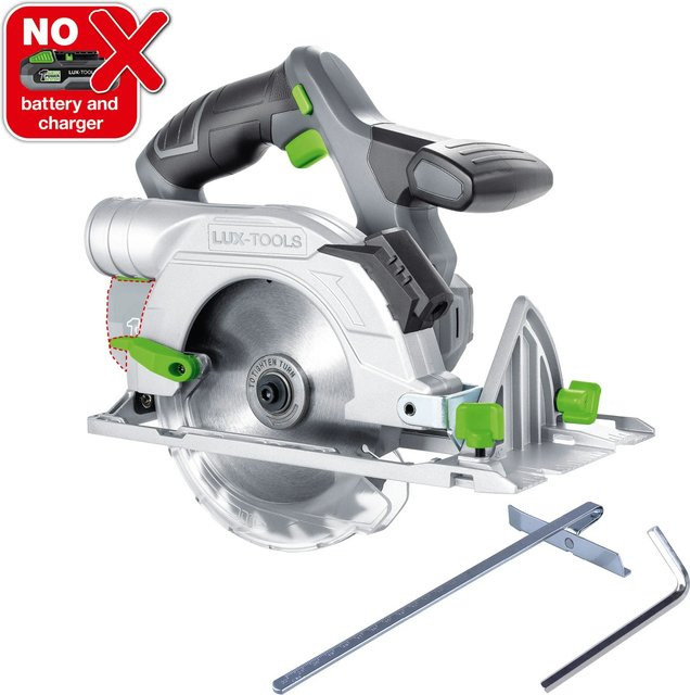 LUX-TOOLS Akku-Handkreissäge 1 PowerSystem A-KS-20/150 in Silber - Bild 1