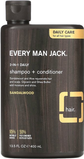 Every Man Jack Shampoo & Spülung, Aloe Vera, 400 ml - Bild 1