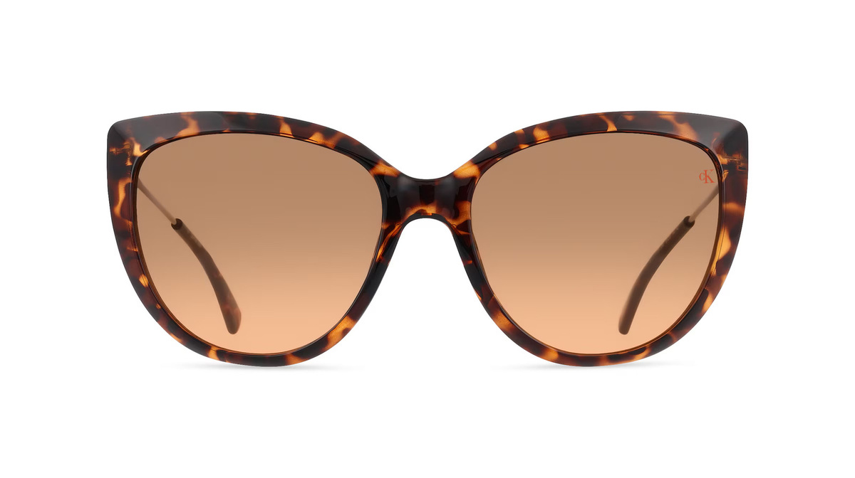 Calvin Klein CKJ22602S Sonnenbrille Butterfly, Vollrand, Kunststoff, Unisex, braun - Bild 1