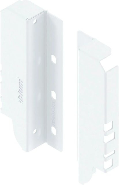 Blum Rückwandhalter Tandembox Antaro aus Stahl in Weiß, 2-teilig - Bild 1
