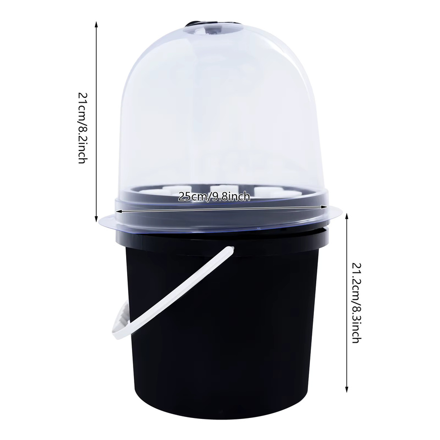 Bymaocar Hydroponic Growing System Nebel-Sämlingsbox zur Anzucht und Klonstation - Bild 2