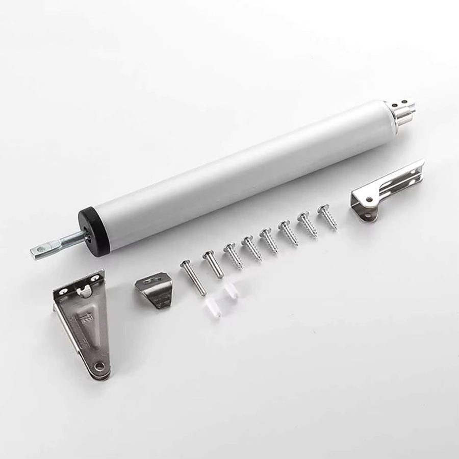 Automatischer Türschließer von Shunmaii aus Aluminiumlegierung mit einstellbarer Pufferkraft und Soft-Close-Funktion für bis zu 35 kg in Schwarz oder Silber - Bild 5