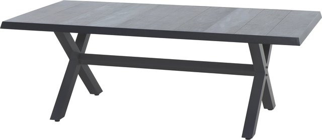Siena Garden Gartentisch Sincro Rechteckig aus Keramik in Wood Grey B/T/H: 200 x 100 cm - Bild 1